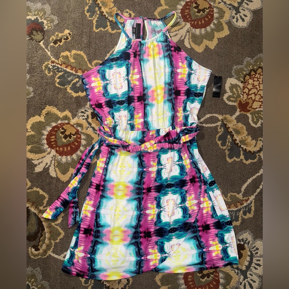 Colorful Abstract Maxi Dress